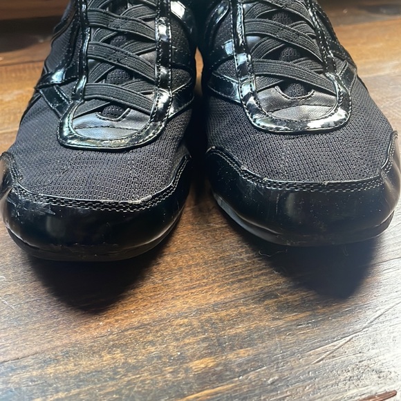 DKNY Patent And Fabric Wedge Sneaker - Picture 4 of 8